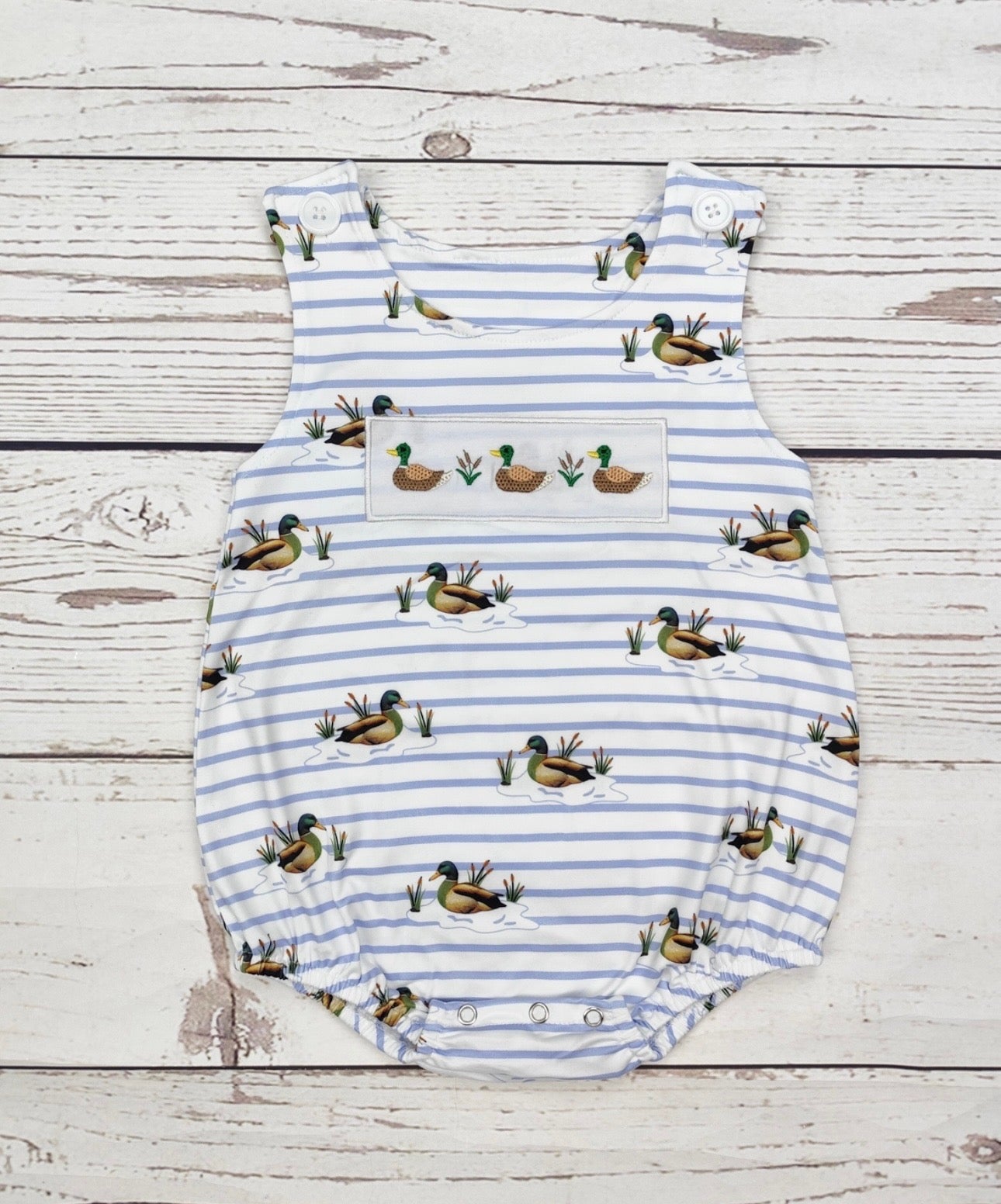 Duck Appliqué Boy Bubble