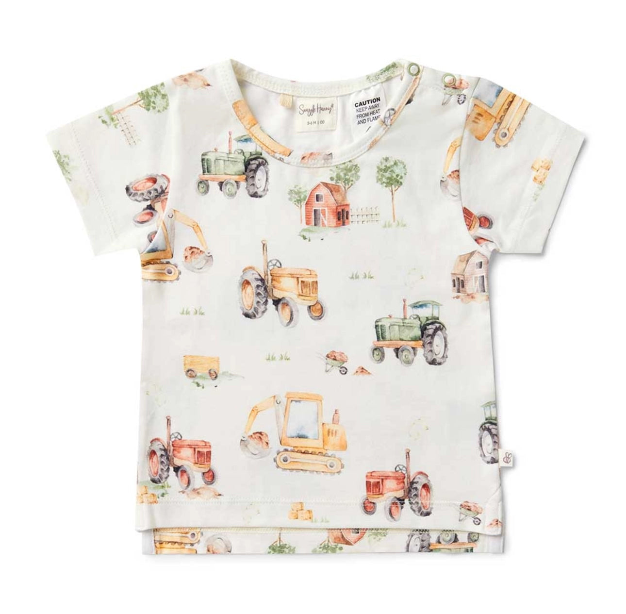 Diggers & Tractors Organic T-Shirt