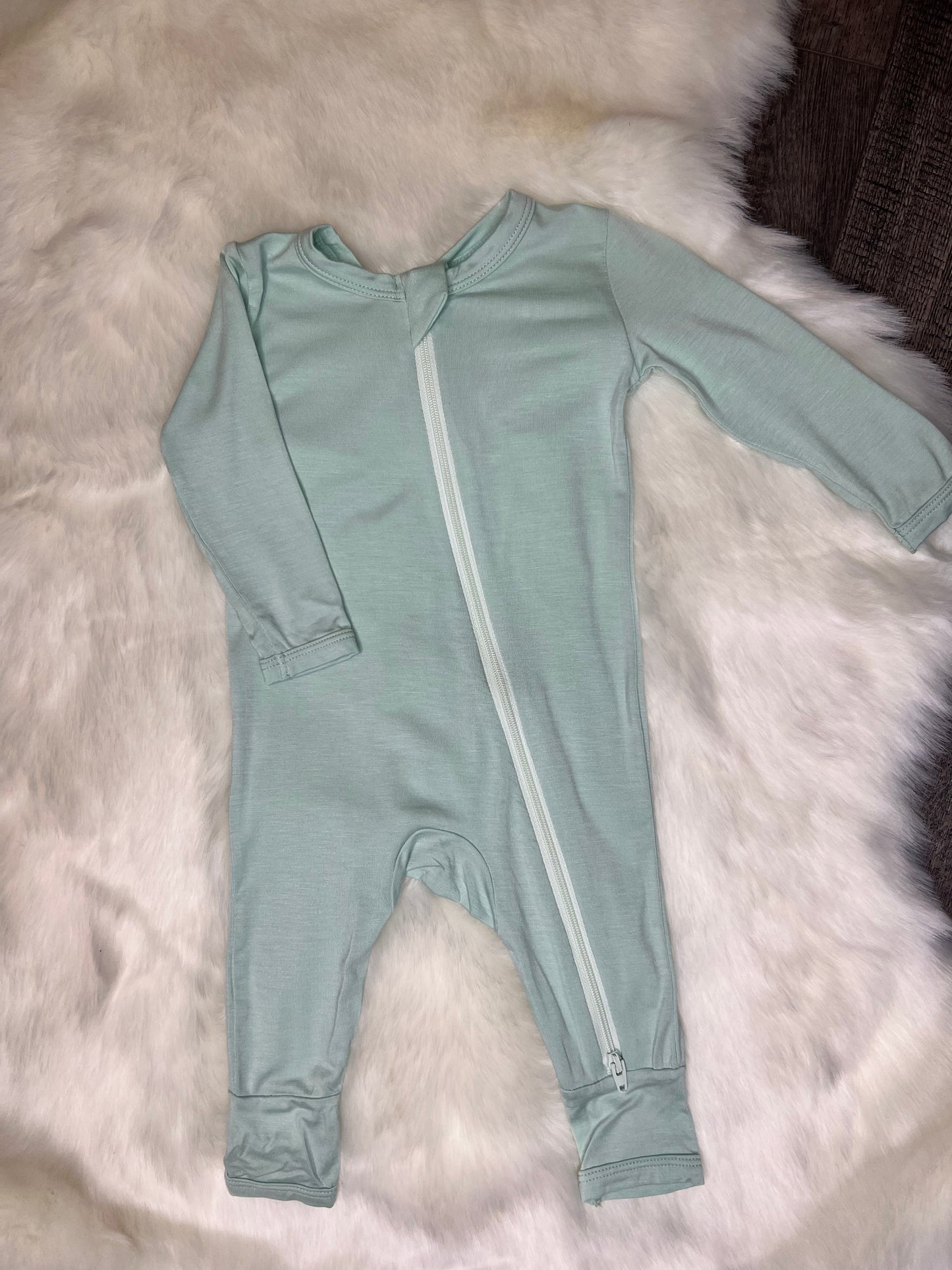 Green Bamboo Onesie