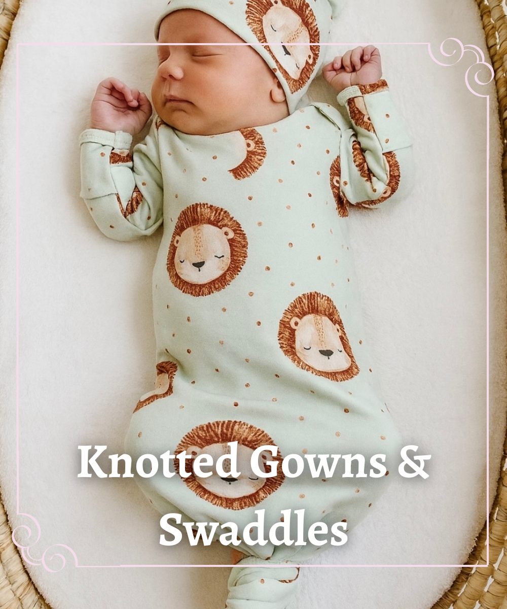 Knotted Gowns & Swaddles