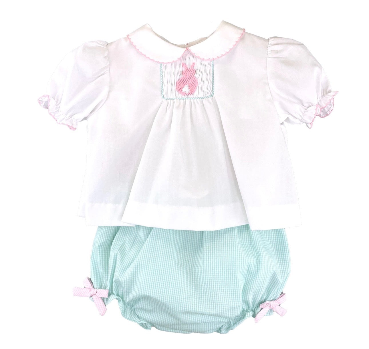 Smocked Bunny Set