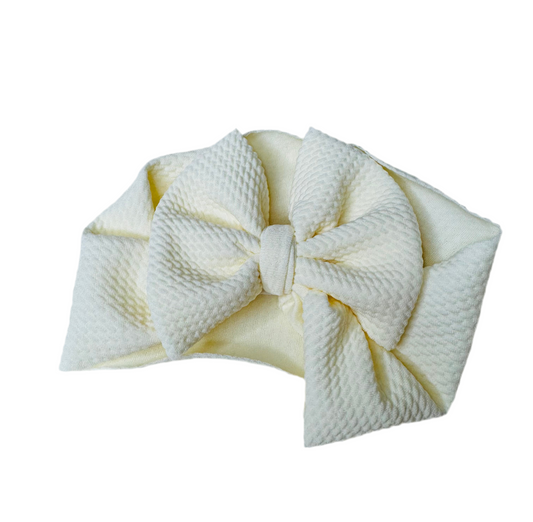 Solid Baby Head Wrap - Ivory