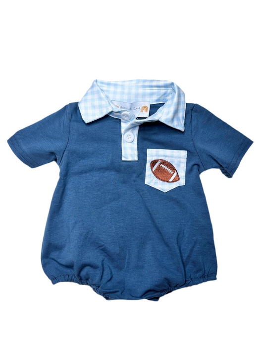 Blue Football Bubble