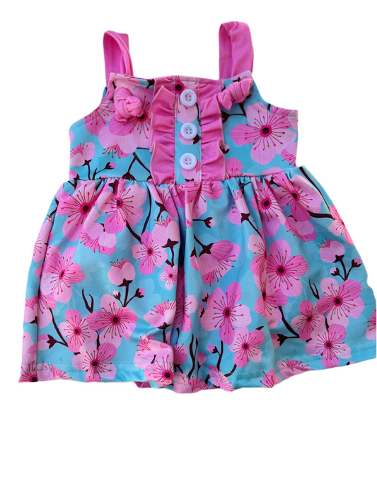 Blossoming Cherries Girl Romper
