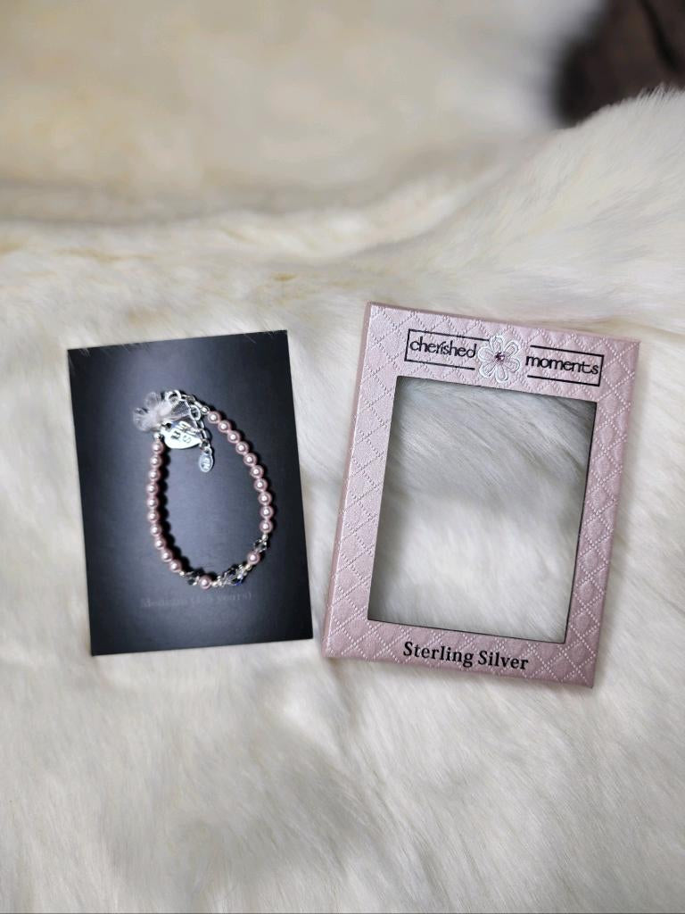 Big Sis (Pink) Sterling Silver Bracelet