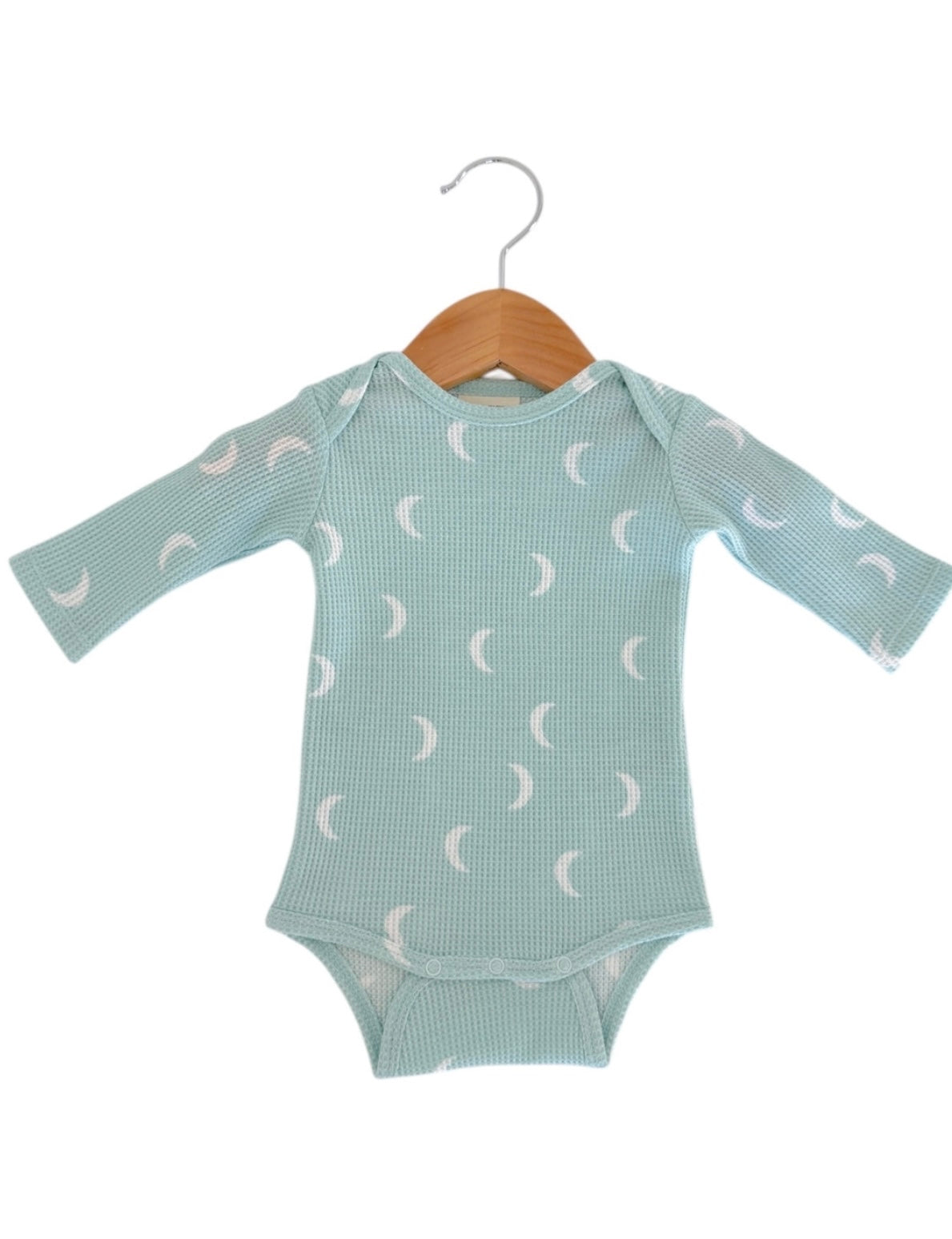 Blue Moon Organic Waffle Long Sleeve Bodysuit