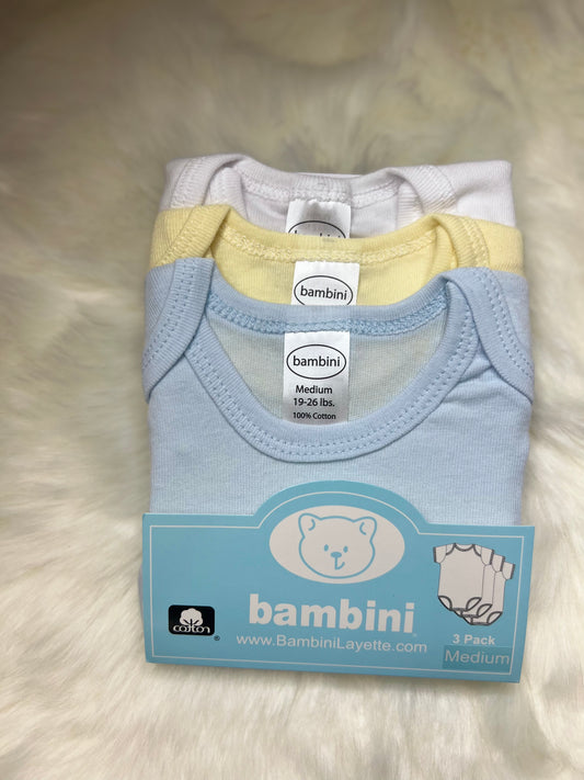 Bambini Infant Onesies 3 Pack