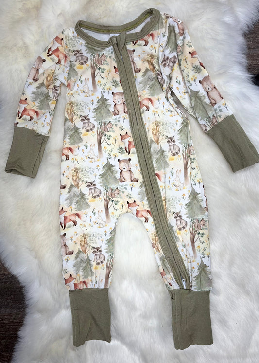 Forest Animals Bamboo Sleeper