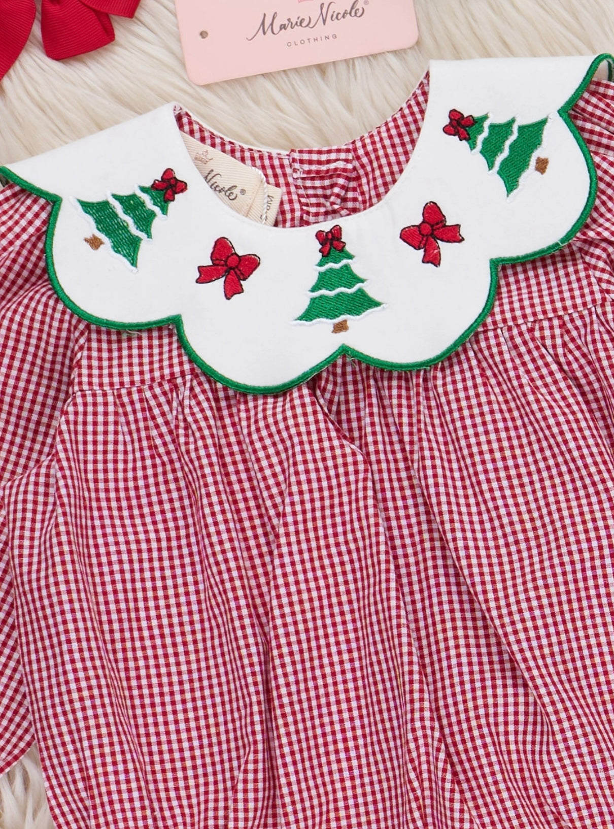 Festive Bow & Tree Cotton Bubble