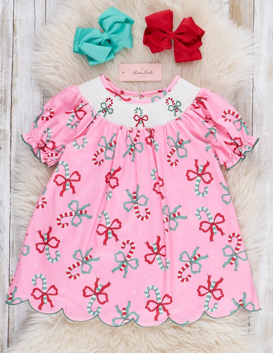 Christmas Sweet Tooth Smocked Dress