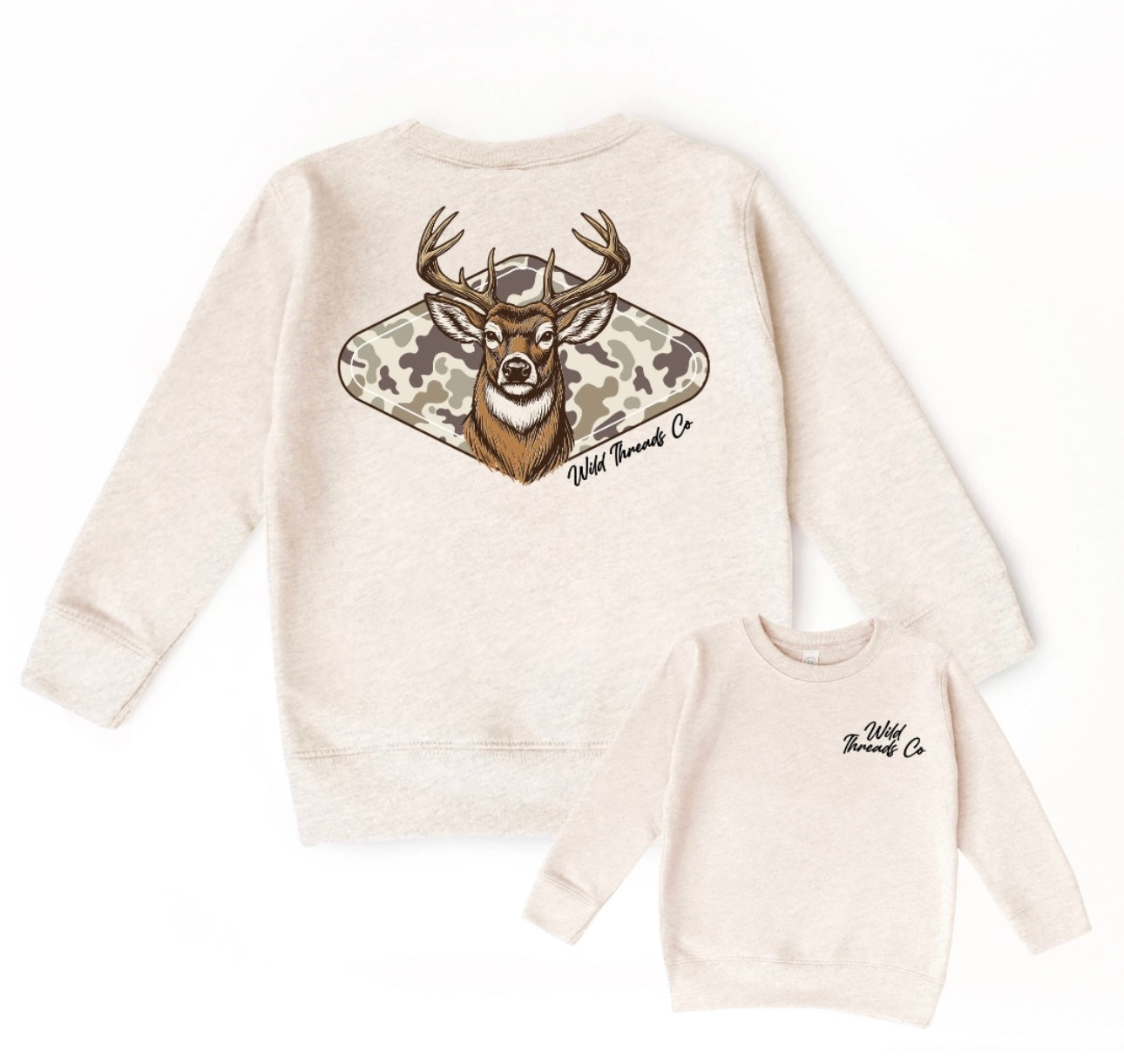 Camo Deer Sweatshirt