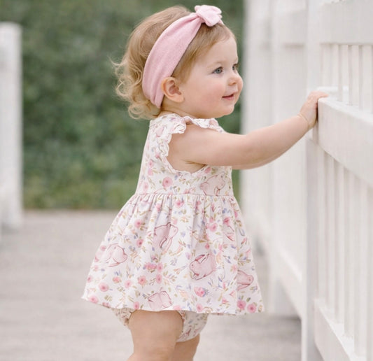 Bunny Bloom’s Bamboo Skirted Bodysuit