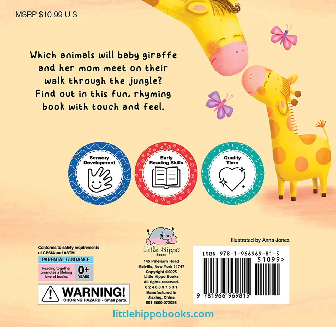 I Love You Little Giraffe Book