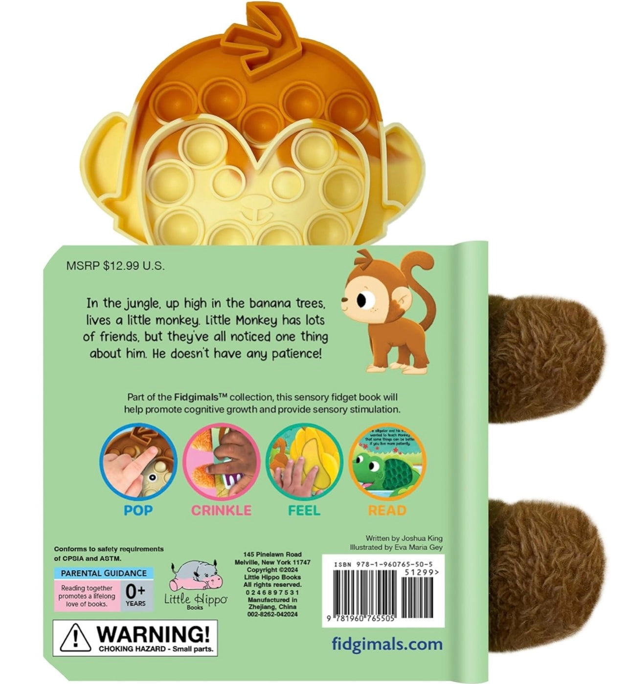Little Monkey - Sensory Fidget Friend