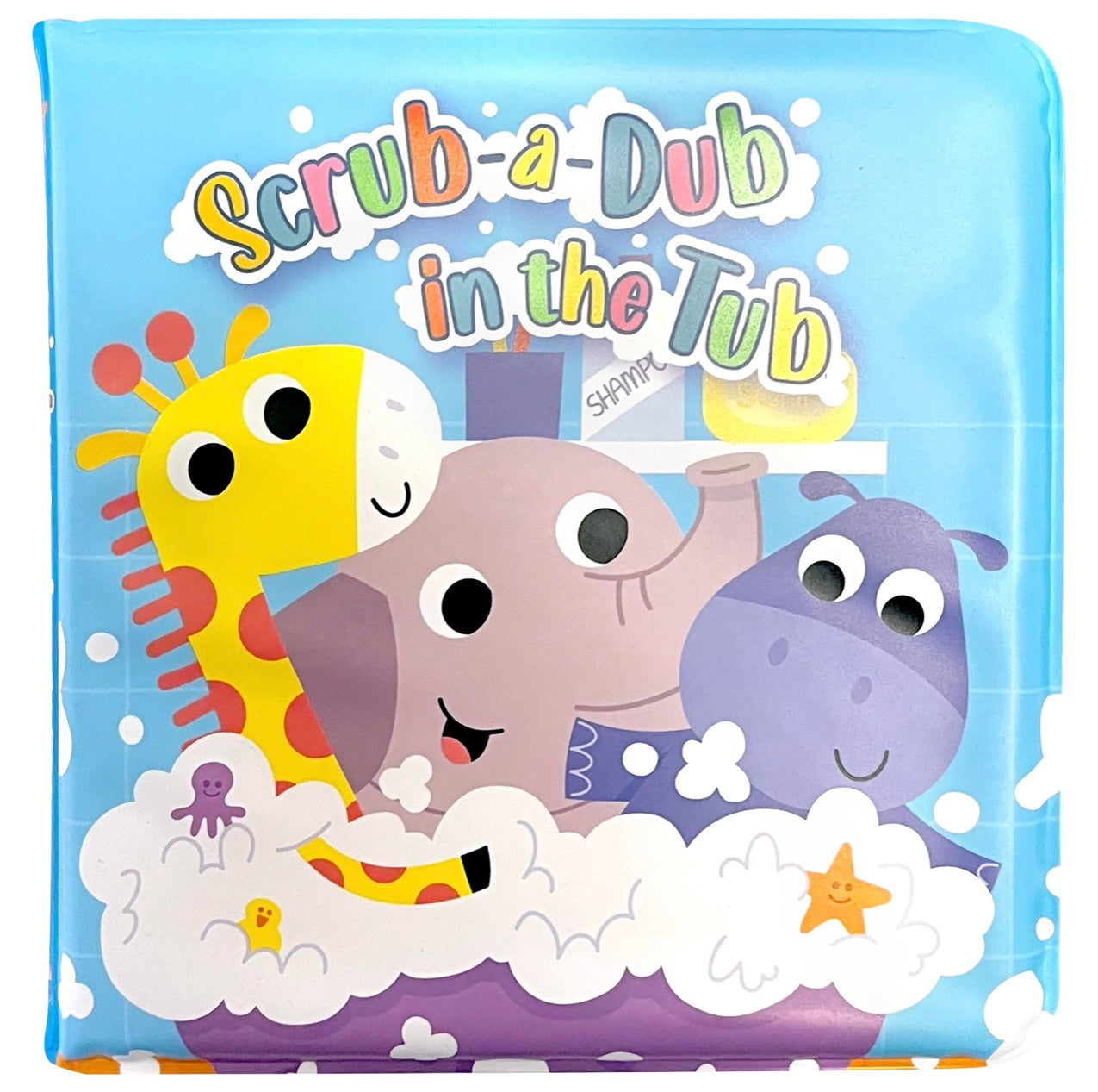 Scrub-A-Dub in the Tub Waterproof Bath Book & Toy Set