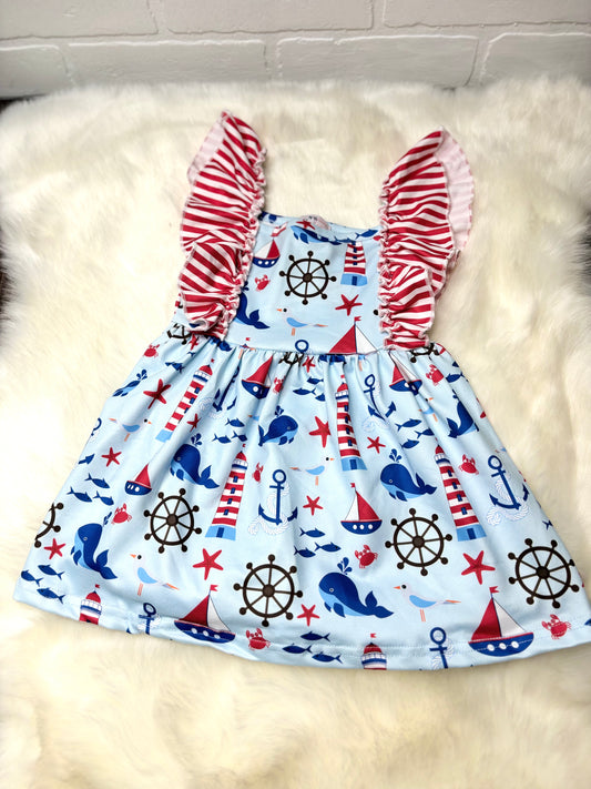 Anchors Away Girl Dress