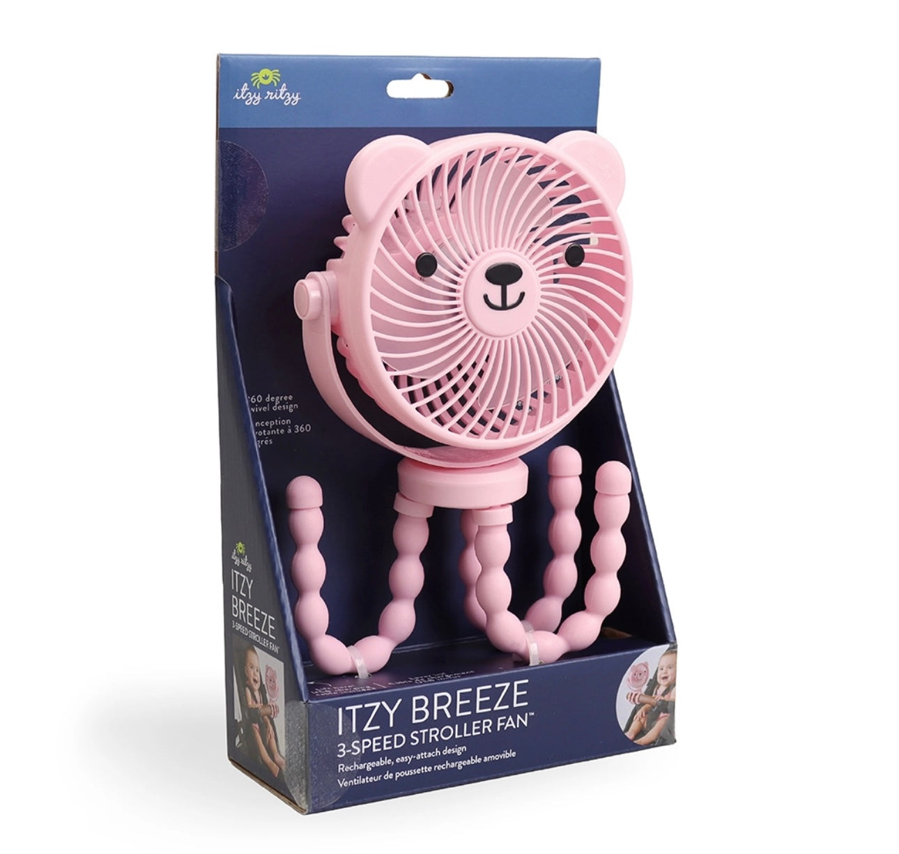 Itzy Breeze 3-Speed Stroller Fan