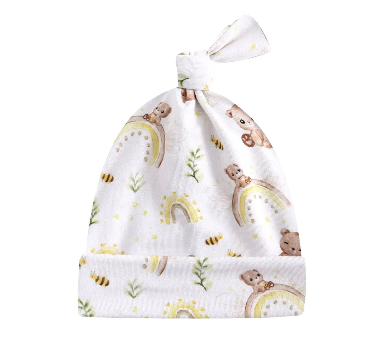 Sweet As Honey Baby Beanie Hat / NICU Friendly Preemie & Up