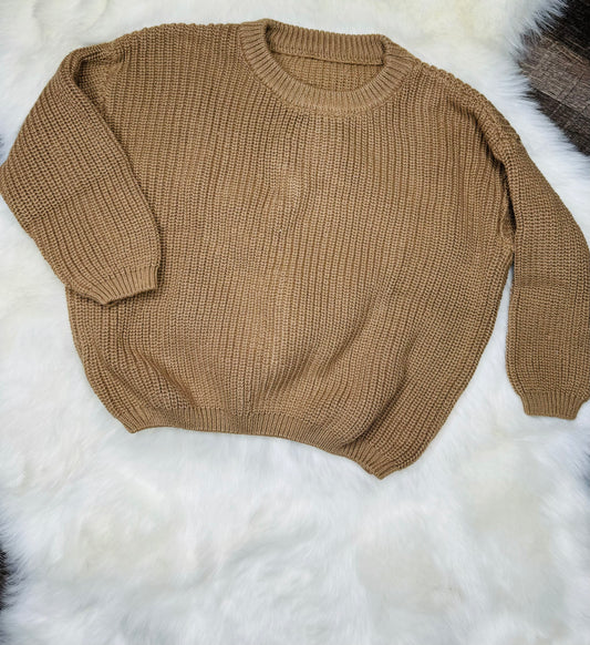 Khaki Knit Sweater