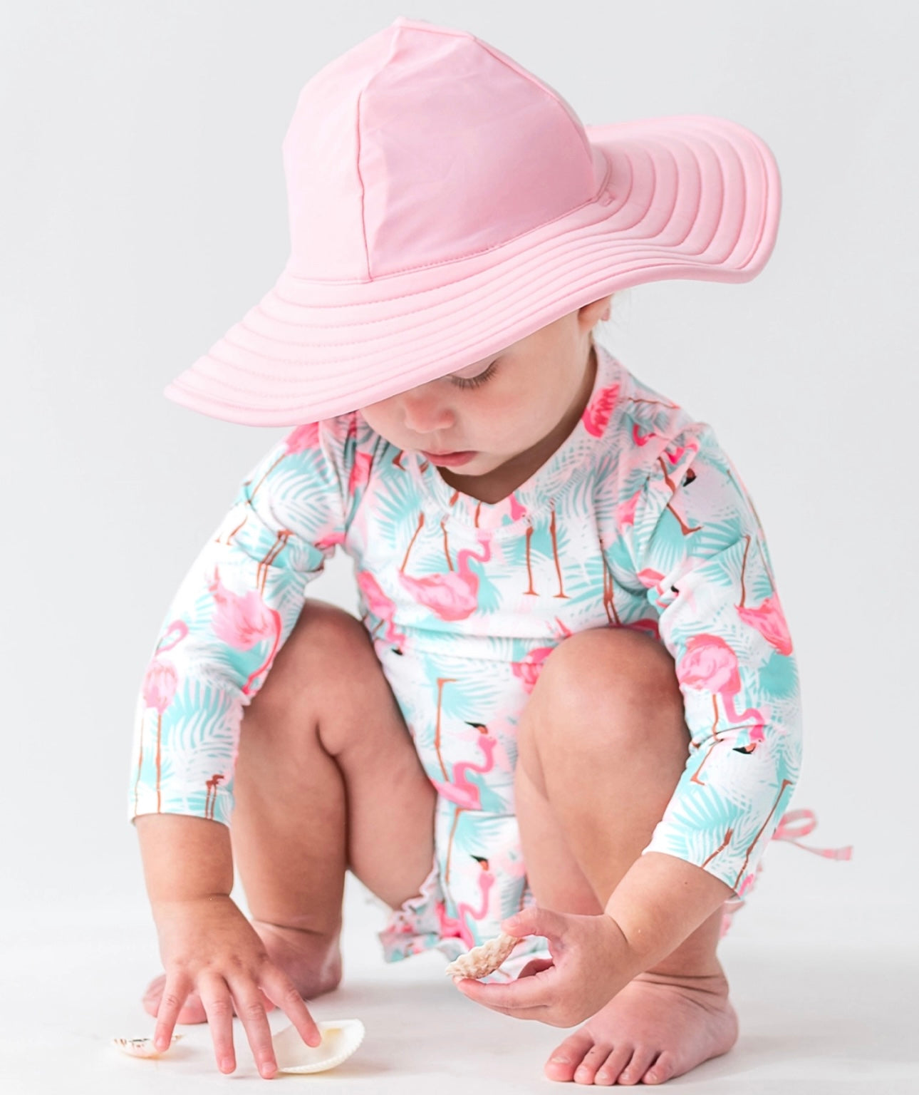 Pink Swim Hat | Ruffle Butts