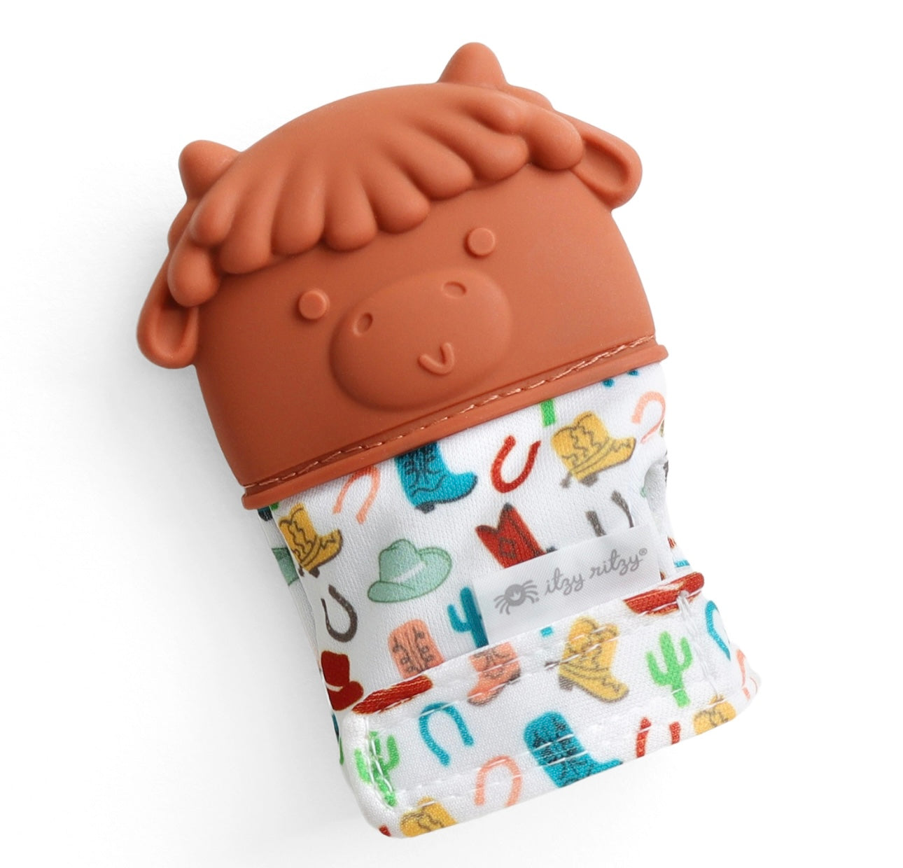 Teething Mitt Highland Cow