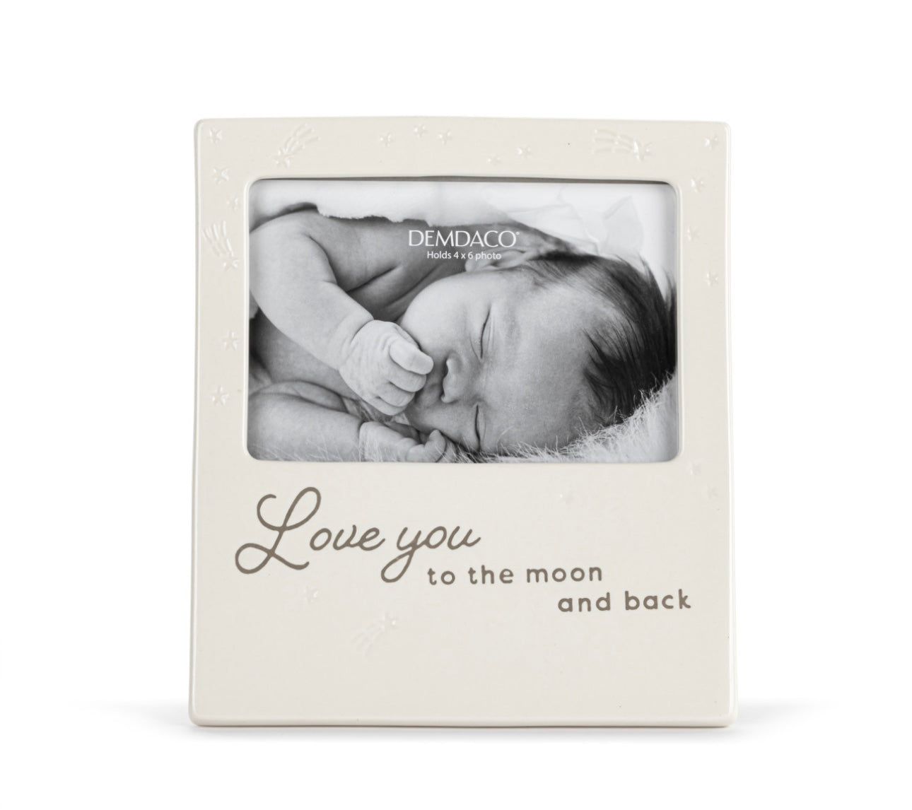 Love You To the Moon and Back Cream Frame