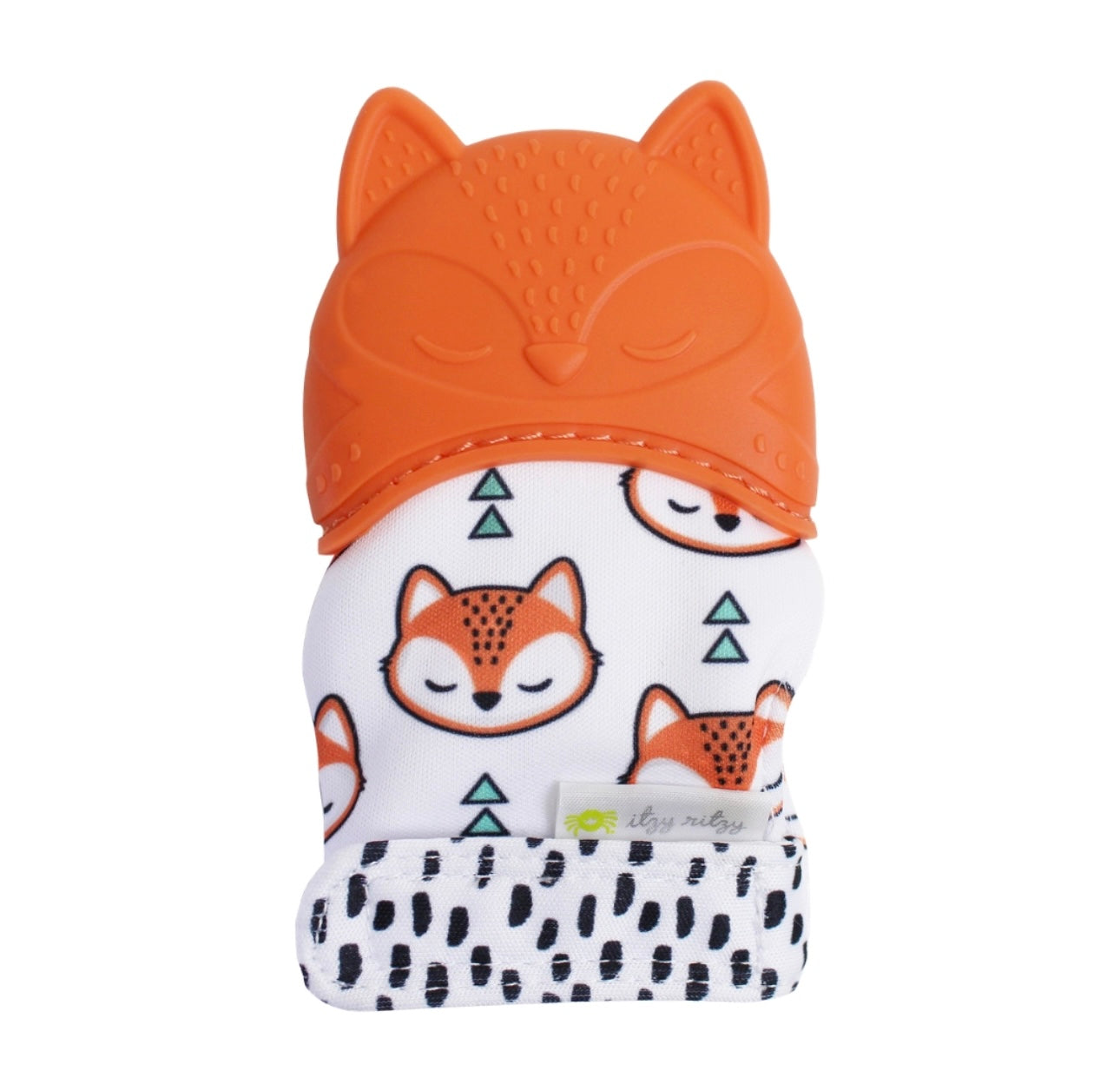 Itzy Mitt Silicone Teething Mitts | Foxes