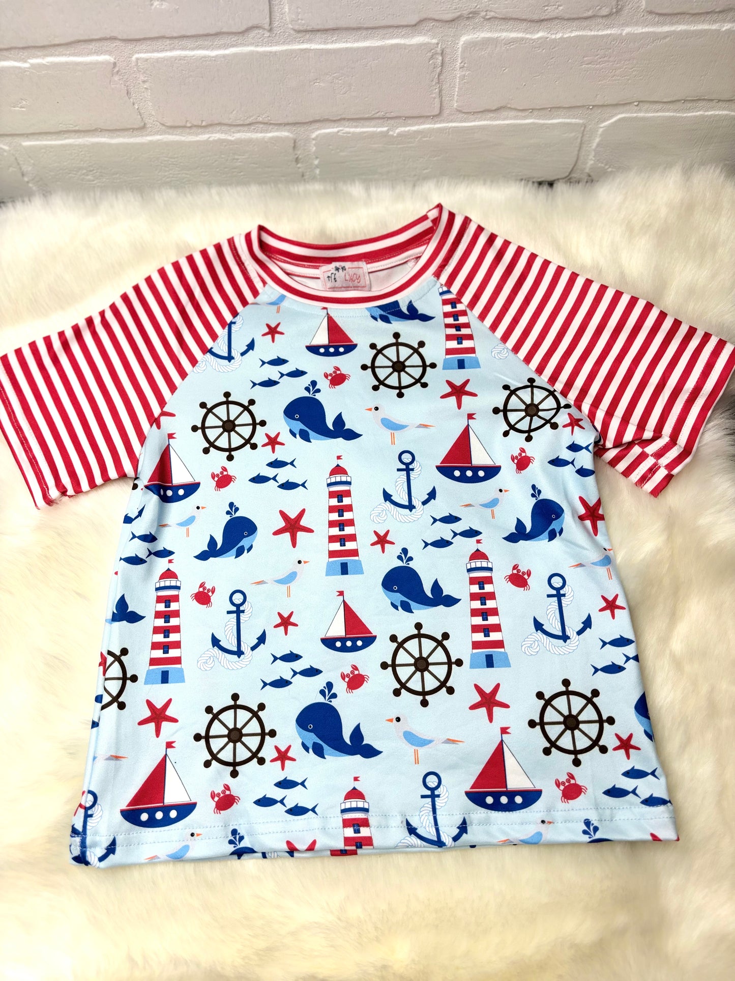 Anchors Away Boy Top