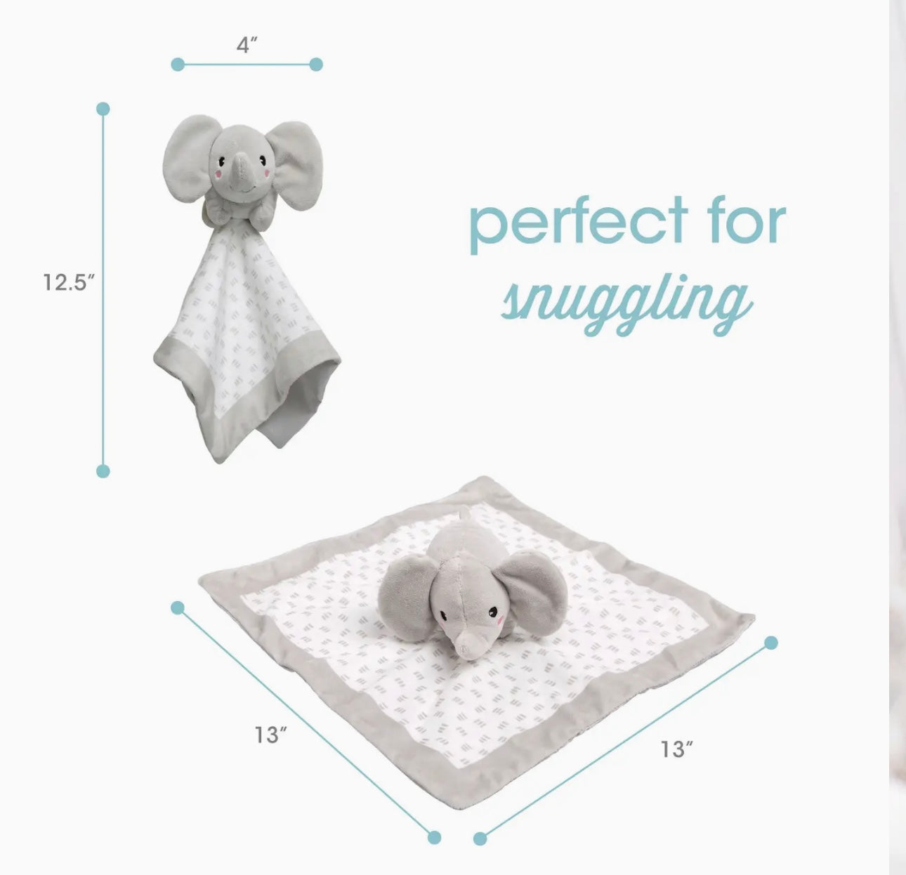 Elephant Lovey Blanket