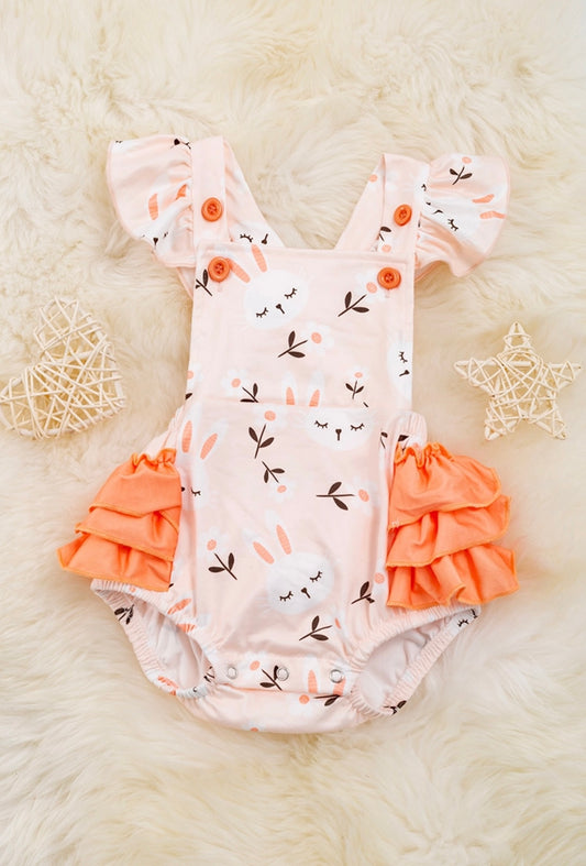 Easter Bunny Coral Onesie