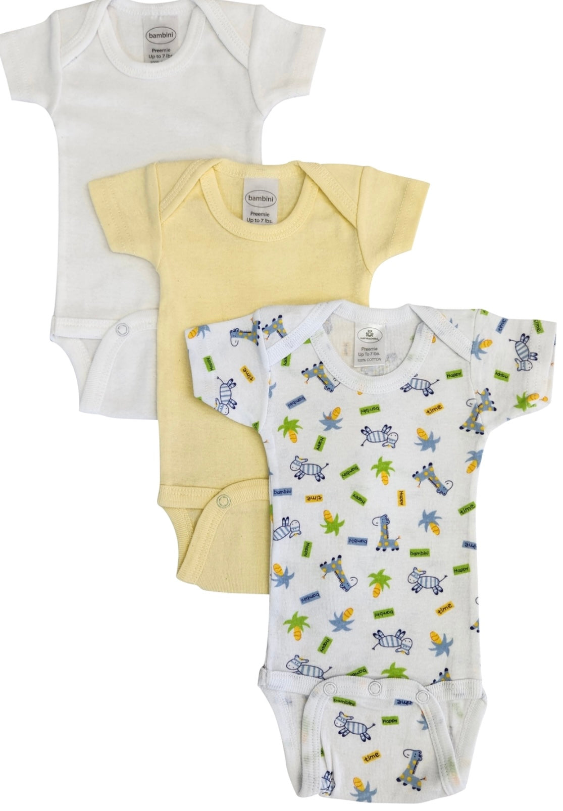 Bambini 3 Pack Onesies