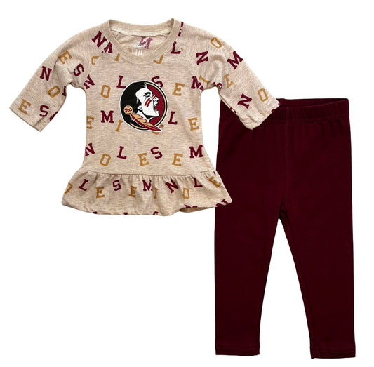 Florida State Seminoles Team Leggings Set