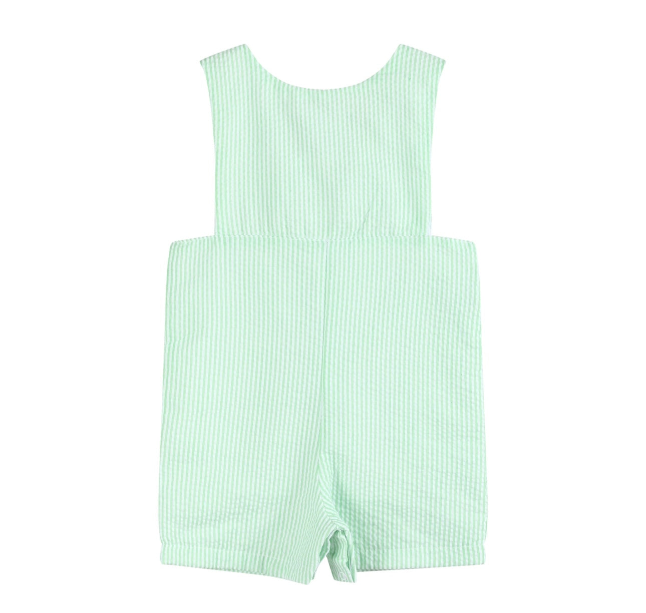 Green Seersucker Easter Bunny Smocked Jon Jon | Lil Cactus