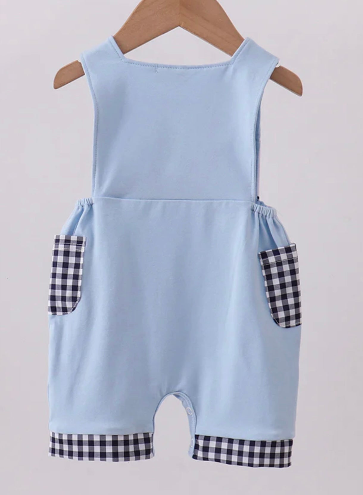 Blue Sailboat Embroidered JonJon