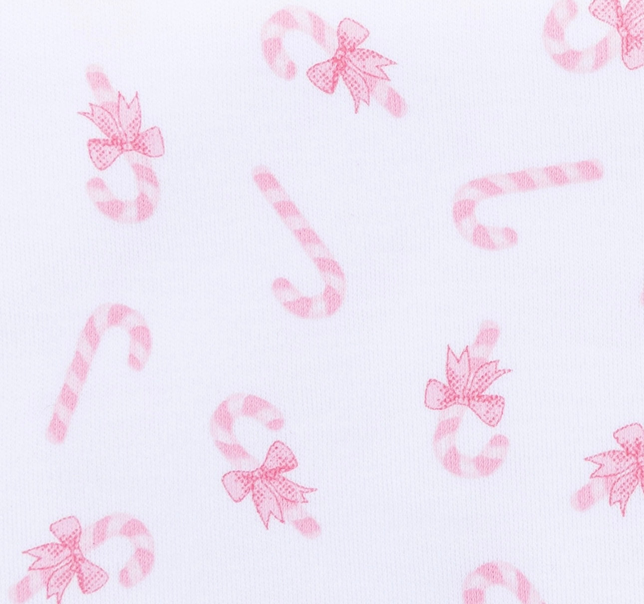 Sweet Peppermint Print Zip Footie