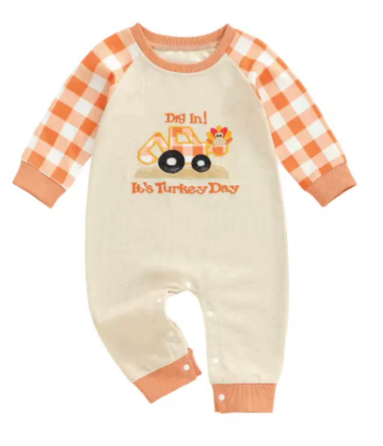 Dig In It’s Turkey Day Romper