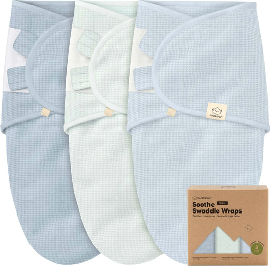 3pk Soothe Wren Swaddles Sacks for Newborns 0-3 Month