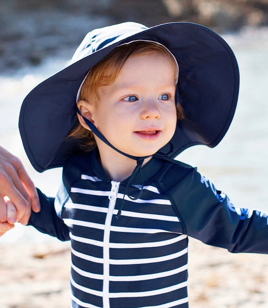 Navy Sun Protective Hat