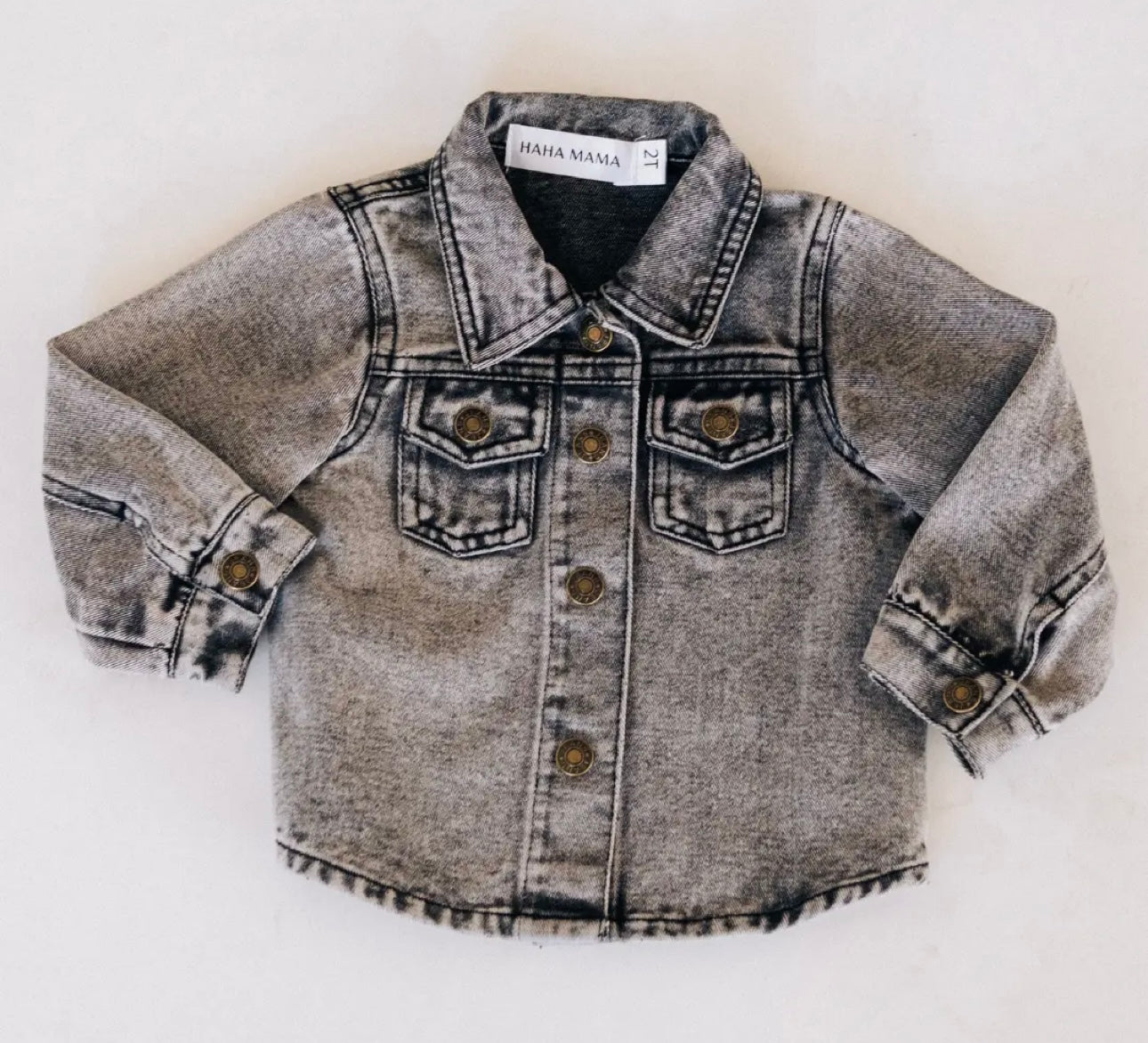 Silver Grey Denim Jacket