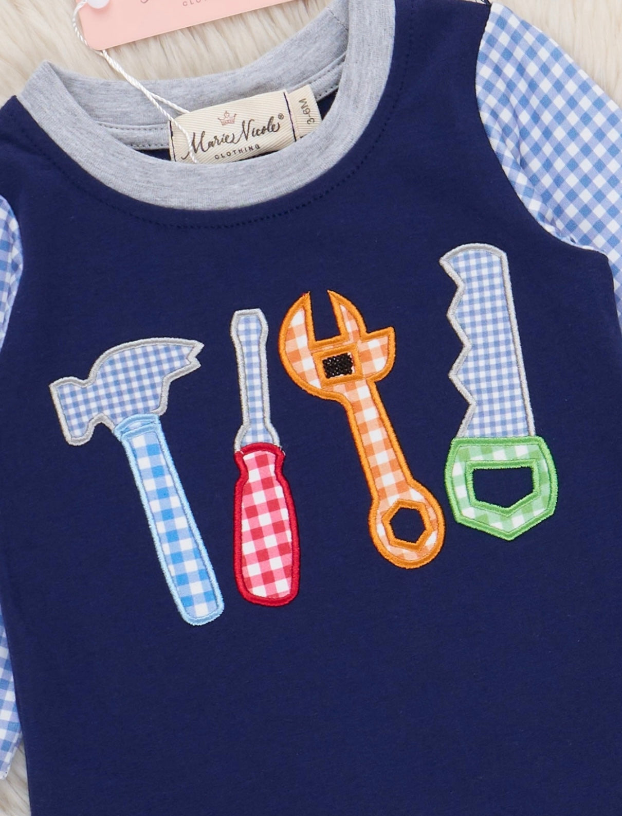 Tool Embroidered Romper