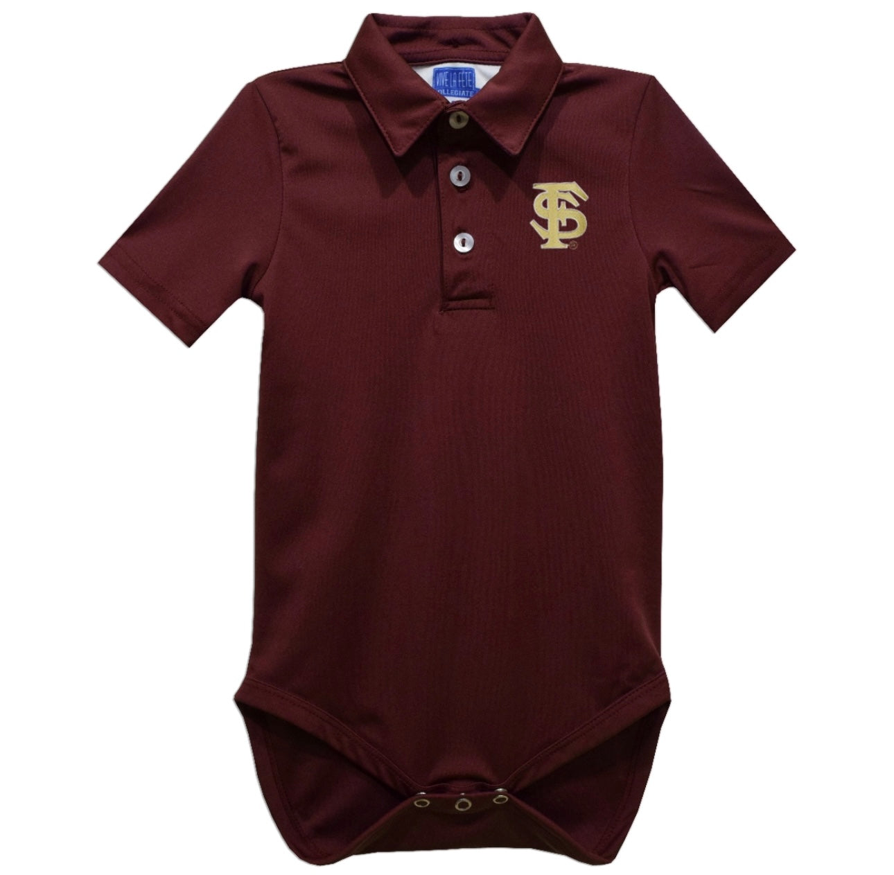 Florida State Seminoles Embroidered Maroon Polo Onesie