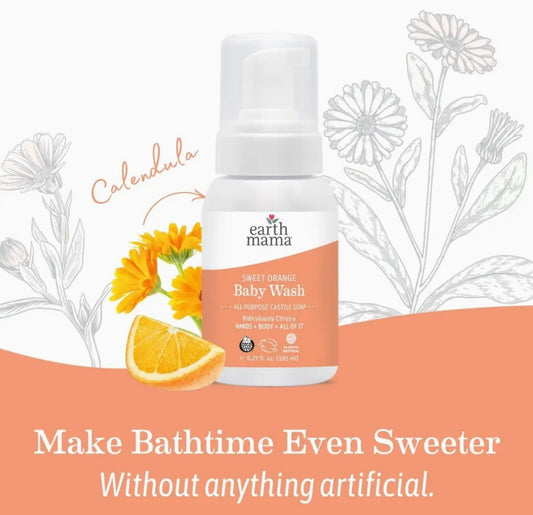 Earth Mama Organics | Sweet Orange Baby Wash