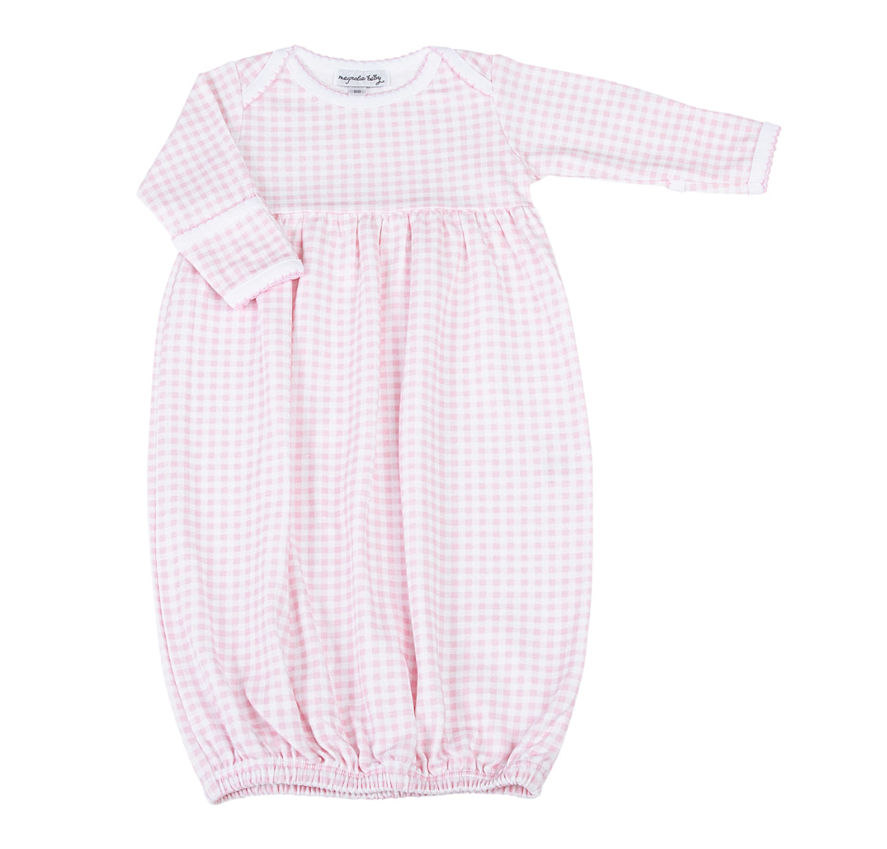 Pink Mini Checks Gown