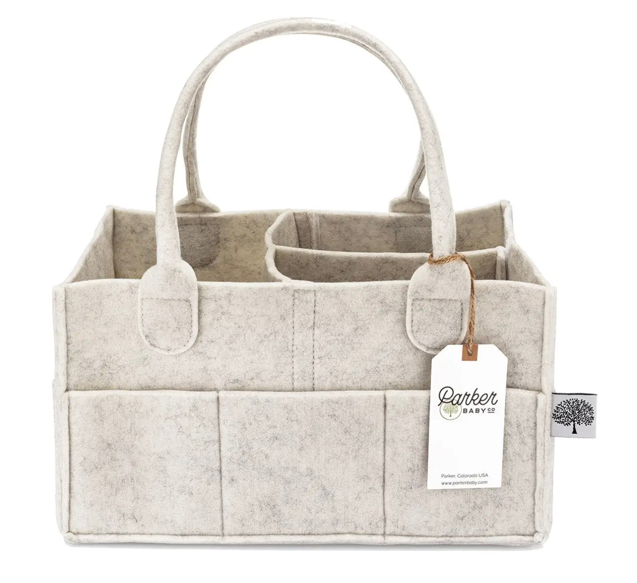 Diaper Caddy in White - Regular