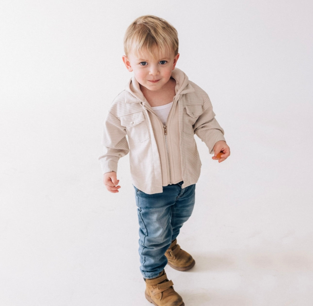 Textured Khaki Jacket