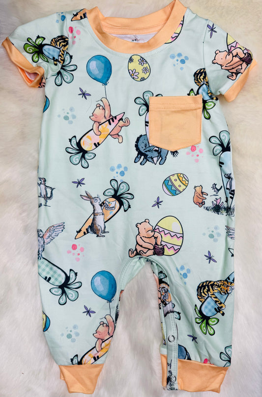 Hundred Acre Easter Boy Romper