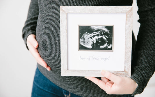 Rustic Sonogram Photo Frame