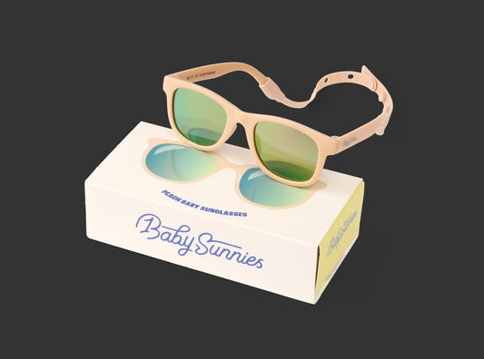 Baby Sunnies - Peach Polarized Sunglasses w/Strap 0-24 Months