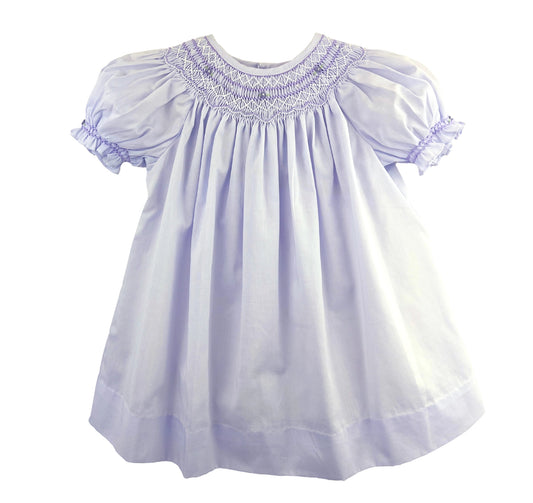 Bishop Smocked Daygown with Pearls