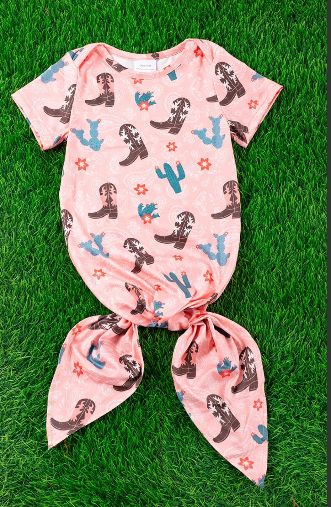 Coral Western Baby Gown